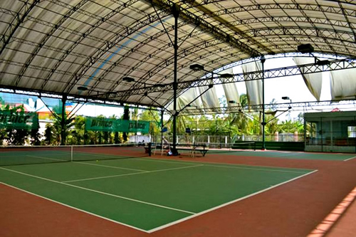 Tennis Court Roofing